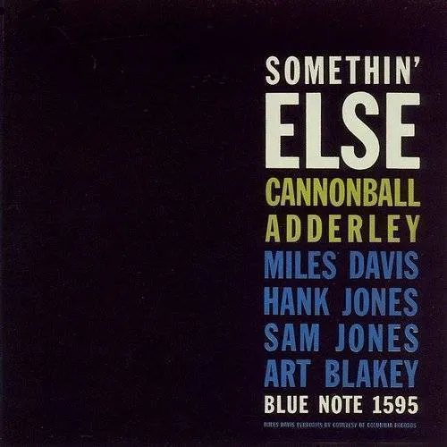 Cannonball Adderley - Something Else (remastered) vinyl record cover