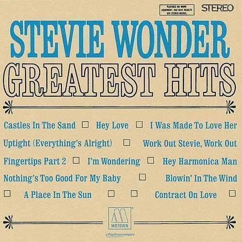 Stevie Wonder - Greatest Hits vinyl record cover