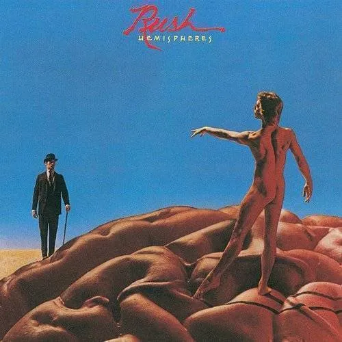 Rush - Hemispheres: Remastered vinyl record cover