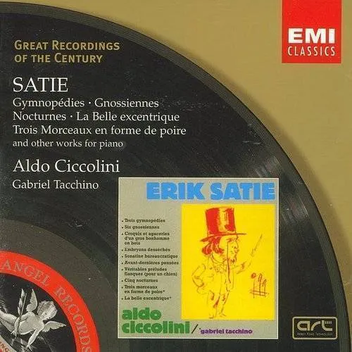 Aldo Ciccolini - Gymnopedies/Gnosiennes/Belle E vinyl record cover