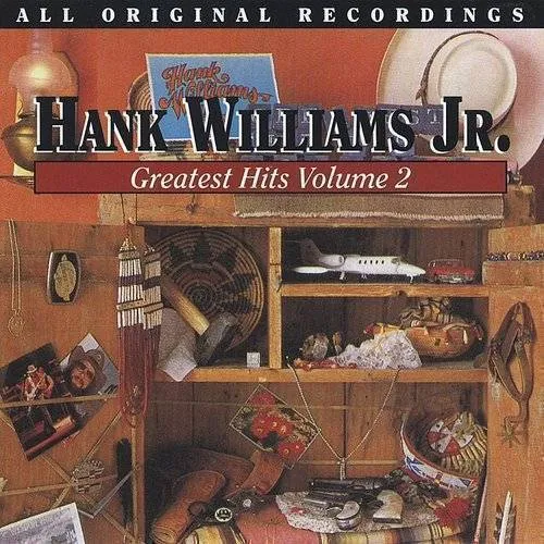 Hank Williams Jr. - Greatest Hits 2 vinyl record cover