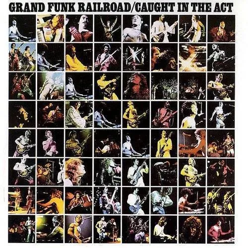 Grand Funk Railroad - Caught in the Act vinyl record cover