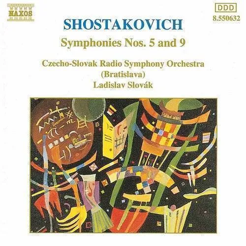 Ladislav Slovak - Symphonies 5 & 9 vinyl record cover