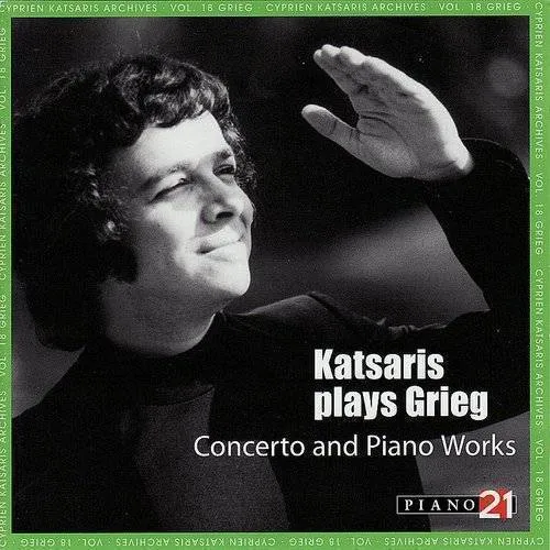 Cyprien Katsaris - Katsaris Plays Grieg: Concerto & Piano Works vinyl record cover