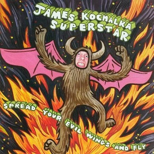 James Kochalka Superstar - Spread Your Evil Wings & Fly vinyl record cover
