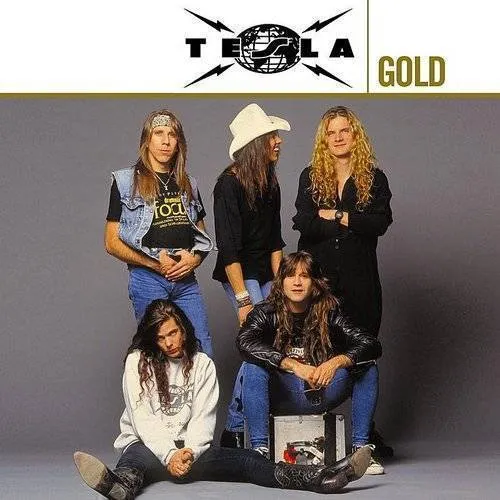 Tesla - Gold vinyl record cover