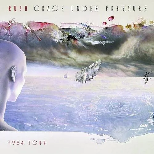 Rush - Grace Under Pressure Tour CD vinyl record cover