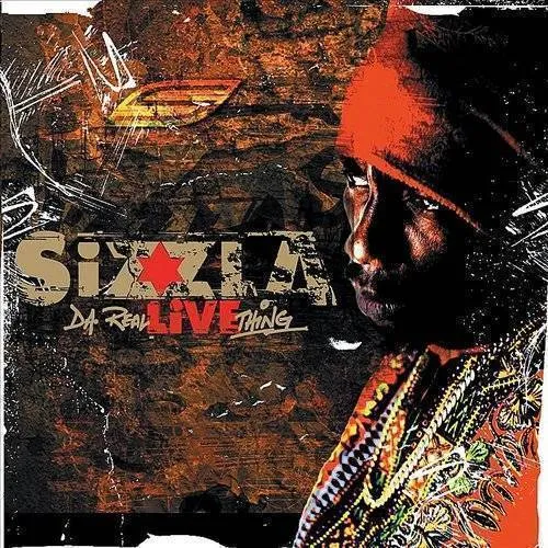 Sizzla - Da Real Live Thing vinyl record cover