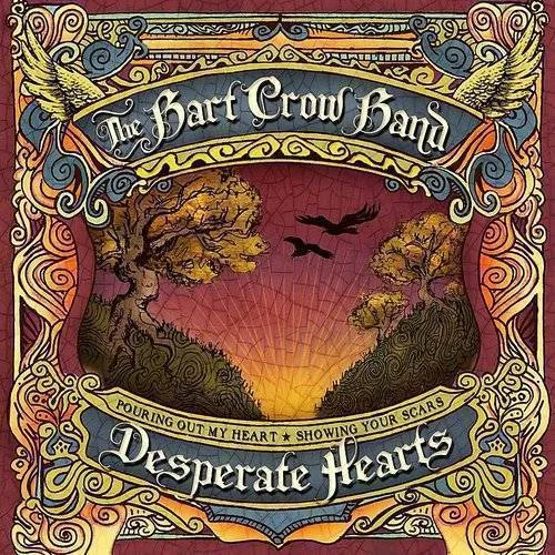 Bart Crow Band - Desperate Hearts vinyl record cover