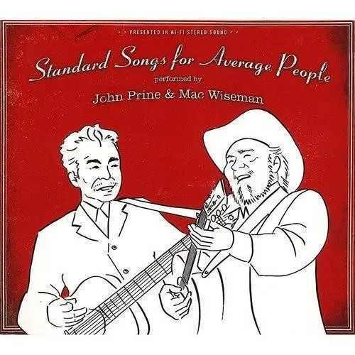 John Prine & Mac Wiseman - Standard Songs for Average People vinyl record cover