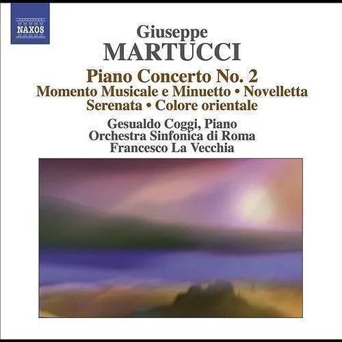 G. MARTUCCI - Orchestral Music 4 / Piano Concerto No 2 vinyl record cover