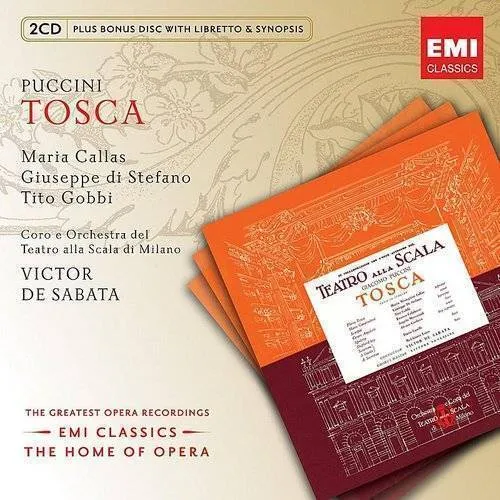 Victor De Sabata - Tosca (W/Cdrom) vinyl record cover