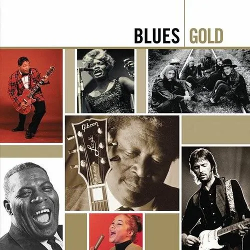Blues Gold - Gold Blues / Various vinyl record cover
