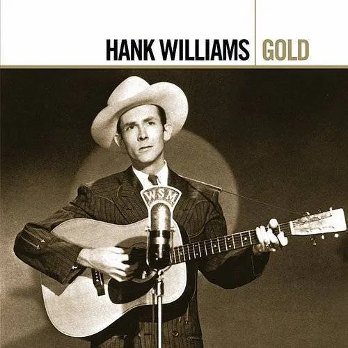 Hank Williams - Gold vinyl record cover