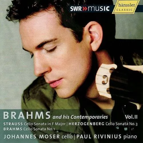 Johannes Moser - Brahms & His Contemporaries 2 vinyl record cover