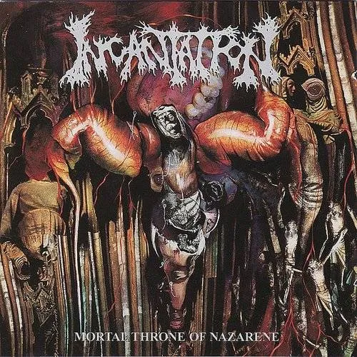 Incantation - Mortal Throne of Nazarene vinyl record cover