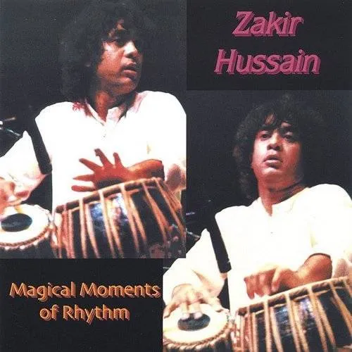 Zakir Hussain - Magical Moments of Rhythm vinyl record cover
