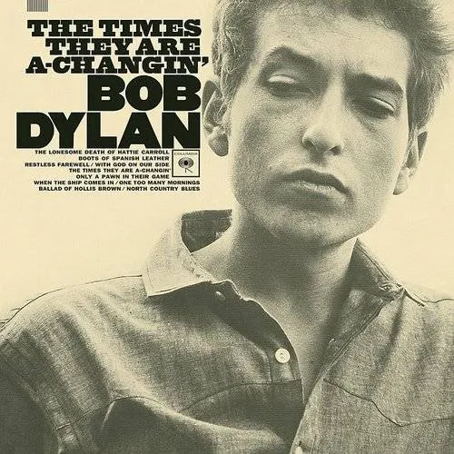 Bob Dylan - Times They Are A-Changin vinyl record cover