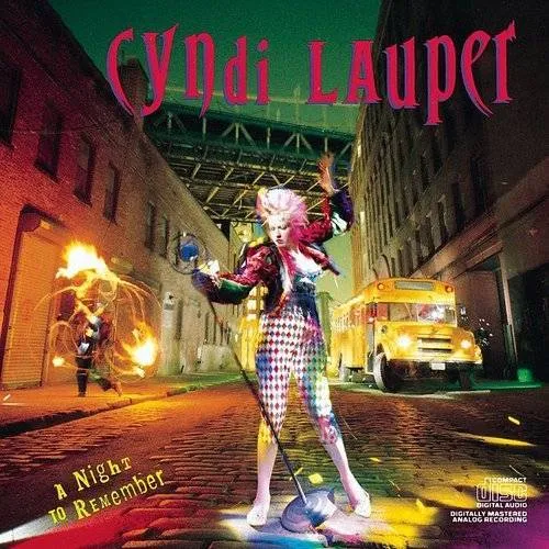 Cyndi Lauper - A Night to Remember vinyl record cover