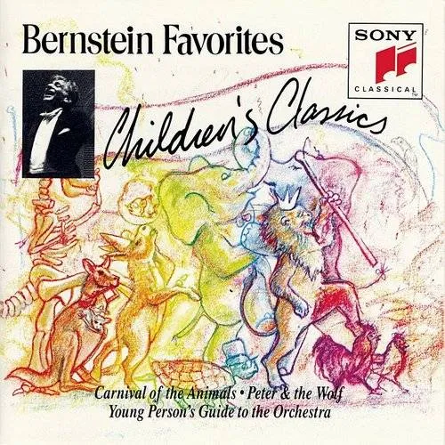 Leonard Bernstein - Childrens Classics vinyl record cover
