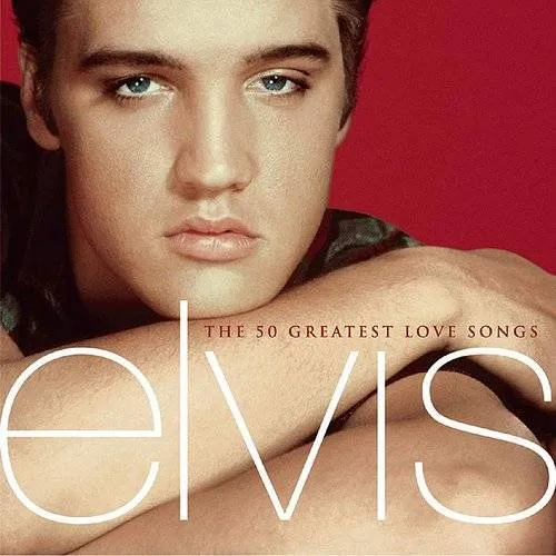 Elvis Presley - The 50 Greatest Love Songs vinyl record cover