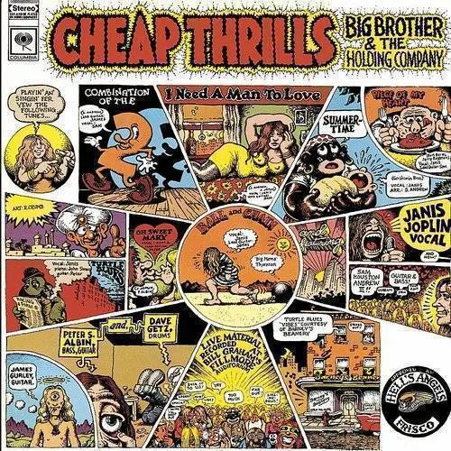 Janis Joplin - Cheap Thrills vinyl record cover