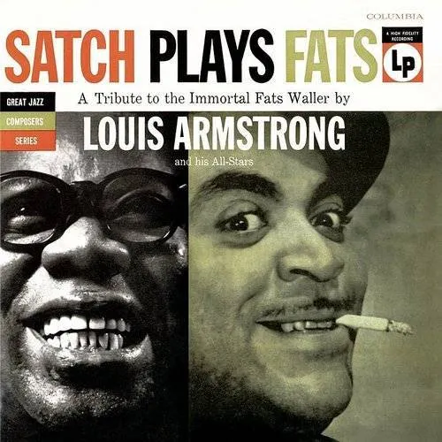 Louis Armstrong - Satch Plays Fats: The Music of Fats Waller vinyl record cover