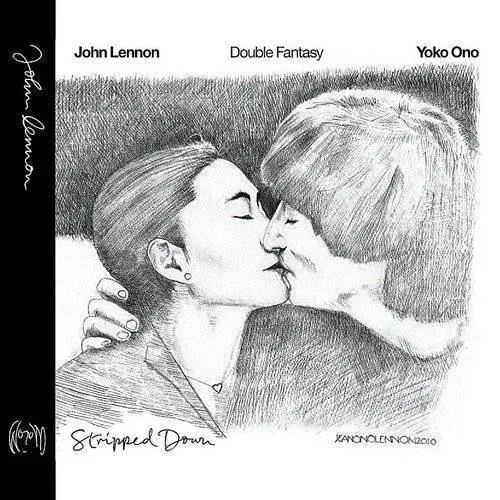 John Lennon And Yoko Ono - Double Fantasy Stripped Down vinyl record cover