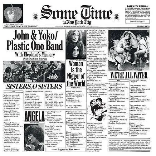 John Lennon - Sometime in New York City vinyl record cover