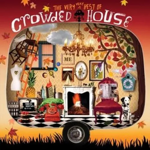 Crowded House - Very Very Best of Crowded House vinyl record cover