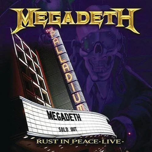 Megadeth - Rust in Peace Live vinyl record cover