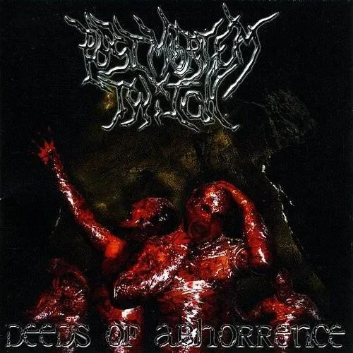 Post Mortem Twitch - Post Mortem Twitch : Deeds of Abhorrence vinyl record cover