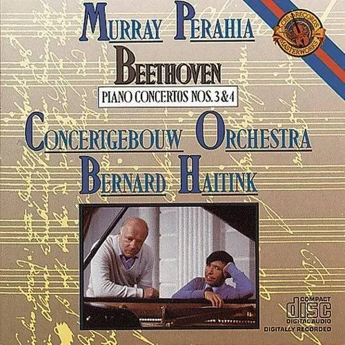 Murray Perahia - Piano Concerti 3 & 4 vinyl record cover