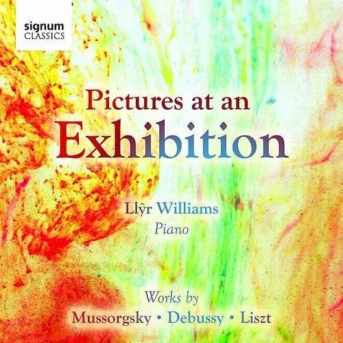 Llyr Williams - Pictures at An Exhibition vinyl record cover