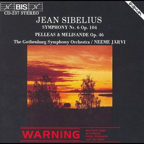Neeme JÃ¤rvi - Symphony 6 vinyl record cover