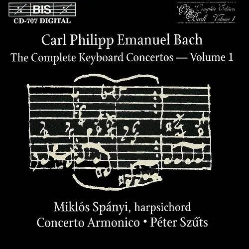 Miklos Spanyi - Complete Keyboard Concertos 1 vinyl record cover