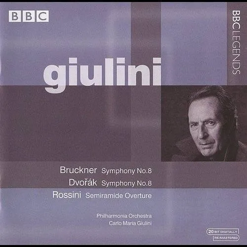 Carlo Maria Giulini - Symphonies 8 / Semiramide Overture vinyl record cover