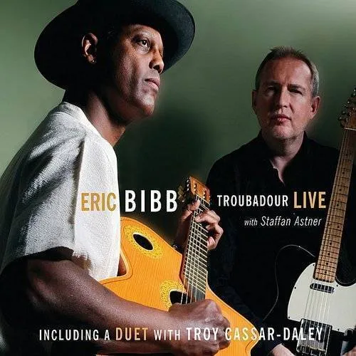 Eric Bibb - Troubadour Live! vinyl record cover