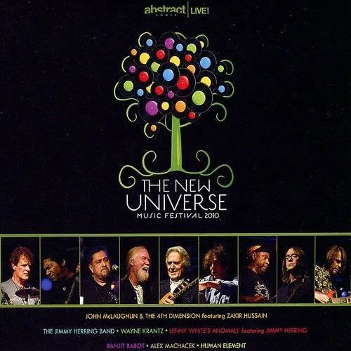 John Mclaughlin & The 4th Dimension - Abstract Logix Live! New Universe Music Festival 2 vinyl record cover