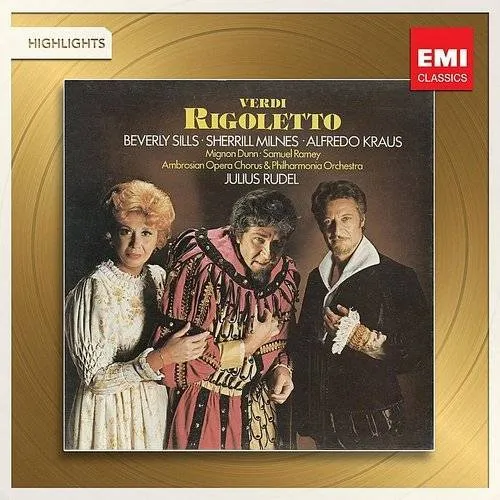 Julius Rudel - Rigoletto vinyl record cover