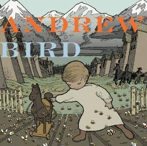 Andrew Bird - Crown Salesman/So Much Wine 7' vinyl record cover