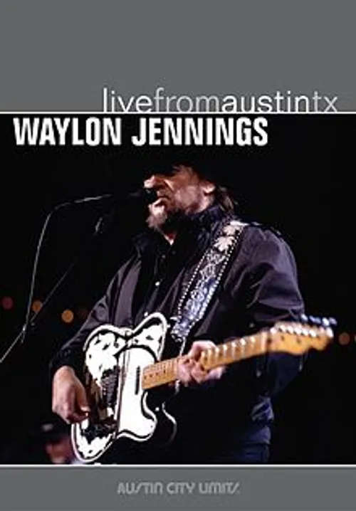 Waylon Jennings - Live from Austin TX vinyl record cover