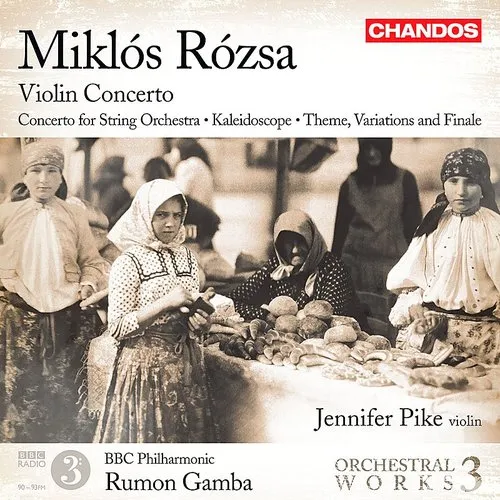 Rumon Gamba - Orchestral Works 3 vinyl record cover