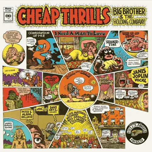 Janis Joplin - Cheap Thrills vinyl record cover