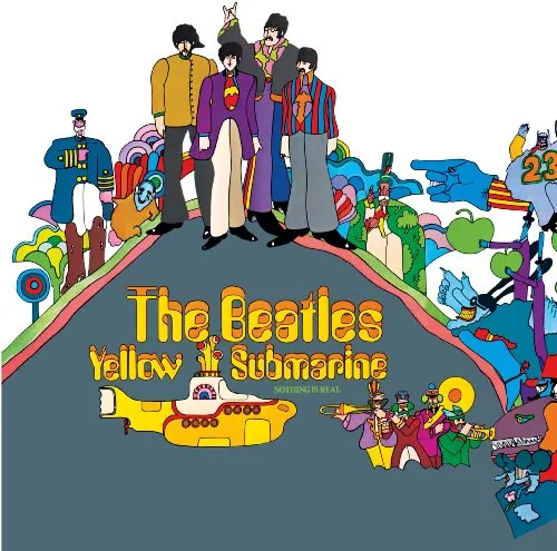 The Beatles - Yellow Submarine vinyl record cover