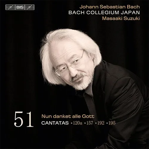 Masaaki Suzuki - Cantatas 51 vinyl record cover
