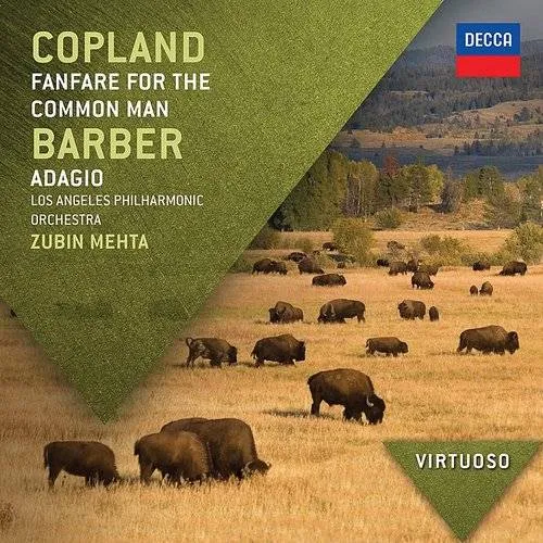 Los Angeles Philharmonic Orchestra - Virtuoso: Copland Fanfare for the Common Man vinyl record cover