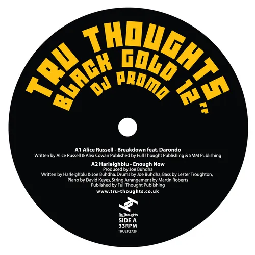 Artist - Black Gold vinyl record cover