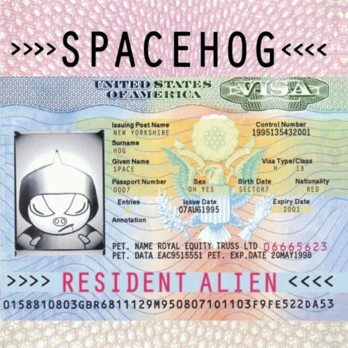 Spacehog - Resident Alien vinyl record cover
