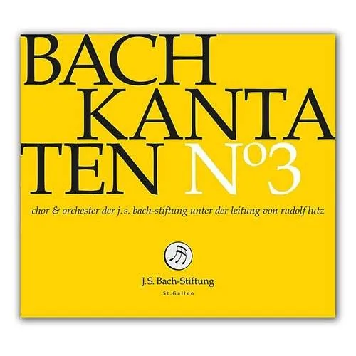 Rudolf Lutz - Cantatas 3 vinyl record cover